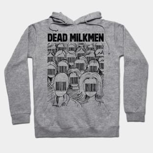 Barcode face Dead Milkmen Hoodie